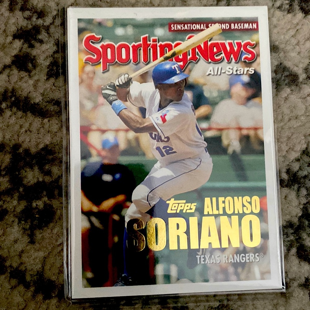 Alfonso Soriano baseball card